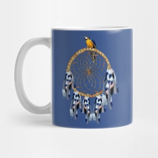 Exotic-Parrot Blue Dream-catcher Mug